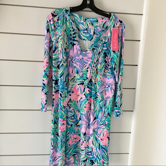 Lilly Pulitzer Dresses & Skirts - Lilly Pulitzer NWT Floral Dress M UPF